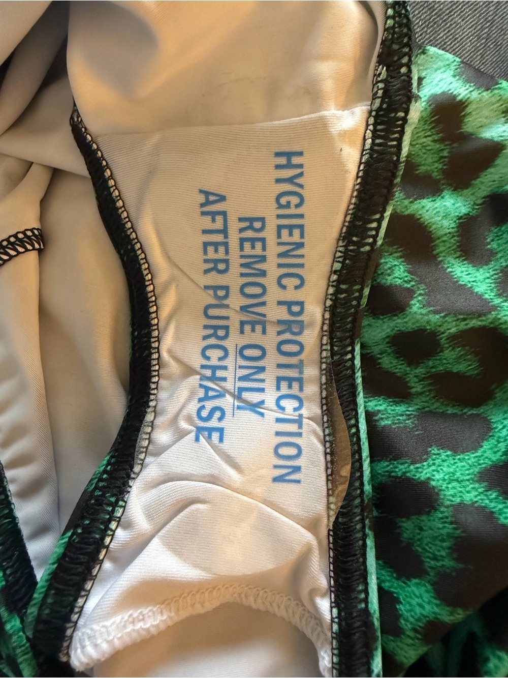 Blackmilk Claws Out Green Leopard Print One-Piece Swimsuit - Picture 7 of 8
